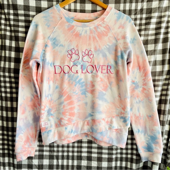 Simply Southern Tops - Dog Lover 🐾 Simply Southern tie dye cozy shirt